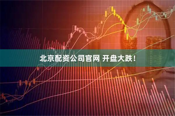 北京配资公司官网 开盘大跌！